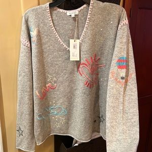 (NWT) JOHNNY WAS Cashmere sweater